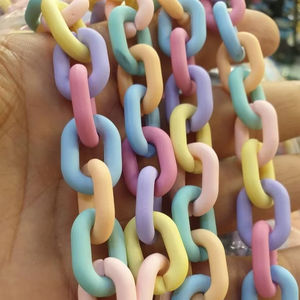 Eslabones de Cadena de Resina Transparentes Grandes y Coloridos, Ecológicos, Decoración de Pared para el Hogar, Diseño Personalizado por Abdul Rehman Enterprises - Product Image 1