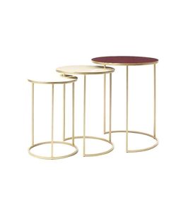 Juego de mesas nido de hierro hechas a mano con diseño único y acabado duradero para la colección de muebles de sala de estar - Product Image 4