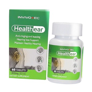 [invivotec] Comprimés nutritionnels pour la santé des oreilles avec mélange botanique certifié GMP Healthear IFN1801, soutien auditif - Product Image 3