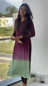 Running Day / Office Party / Function Special Best Fabric Knee Length Fancy <b>Kurti</b> / Kurta Set For Women Wear At Wholesale Price - Product Image 5