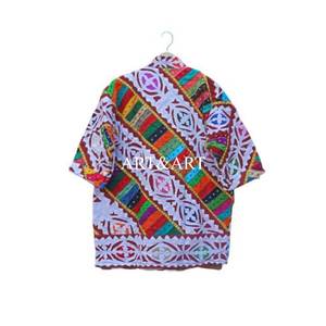 Nuevo Kimono de Moda Invernal con Estampado Kantha y Cinturón, Kimono de Manga Corta con Bordado Kantha, Kimono Vintage para Mujer - Product Image 5