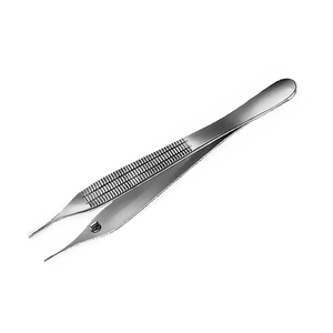 Pinces à micro-tissus manuelles les plus vendues, 1x2 dents, pour chirurgie générale, 120 mm, instruments chirurgicaux de précision en acier inoxydable - Product Image 6