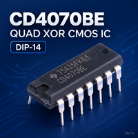 Stok CD4070 CD4070BE Quad 2-Input XOR Gate CMOS Logic IC Chip untuk Prototipe Sirkuit Digital Pasokan Grosir