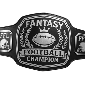 New Customized Fantasy Football Champion Belt Silver Edition Premium Sports Title FFL Trophy - Product Image 5