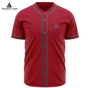 บริการ OEM ขายส่งเสื้อเบสบอลสำหรับฝึกซ้อม ดีไซน์ใหม่ ราคาถูก เสื้อเบสบอลขายดี - Product Image 1