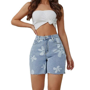 Hot Sale Designer <b>High</b> <b>Waist</b> Sexy Ripped Denim <b>Short</b> Pants Summer Women <b>Jeans</b> Sustainable Material Hemp Women Denim <b>Shorts</b> - Product Image 1