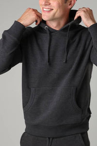 Logo personnalisé, vente en gros, OEM, bonne qualité, vêtements décontractés pour hommes, couleur anthracite, avec revers et ourlet côtelés, anti-plis, écologiques, à bas prix - Product Image 3