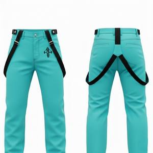 Pantalones de Esquí para Hombre de Alta Calidad, Impermeables 10,000mm, 240g, 100% Poliéster, Teñido Liso, Cierre de Velcro, Personalizados RIVIAN - Product Image 6