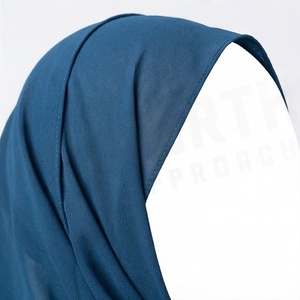 Hiyab de Chifón de Color Sólido para Mujer, Transpirable, para Uso Diario, Pañuelo Islámico - Product Image 4