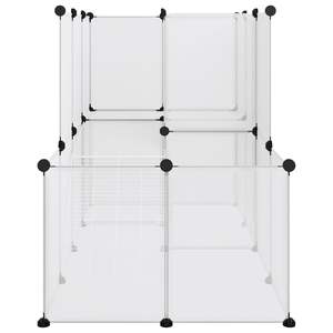 Gabbia per Animali di Taglia Media in PP Trasparente (Polipropilene) e Acciaio per Animali Domestici - Product Image 3