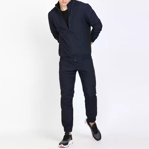 High Quality Custom Men's <b>Tech</b> Fleece Tracksuit Slim Fit Winter Cotton Polyester Sweat Suit Plus Size Adults Wholesale Set - Product Image 4