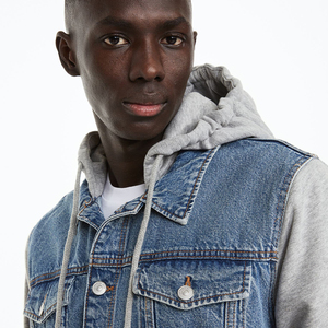 Sweat-shirts décontractés sans minimum de commande, coupe ample, style streetwear, grandes tailles, panneaux personnalisés - Product Image 6