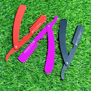 Navaja de Afeitar Profesional para Barberos con Bloqueo Oscilante, Herramienta de Corte de Pelo para Afeitar con Precisión, Texturizar y Uso en Salón - Product Image 5