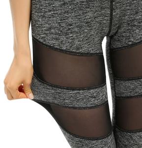 Leggings de Yoga de Cintura Alta para Mujer, Estampado Personalizado, Spandex/Poliéster, Secado Rápido, Elásticos en Cuatro Direcciones, Transpirables, Antibacterianos, para Fitness - Product Image 1