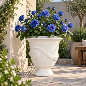 Maceta Clásica de Fibra de Vidrio para Exteriores, Ligera, Decorativa, para Jardín, Servicios Personalizados OEM y ODM para Venta al Por Mayor - Product Image 5