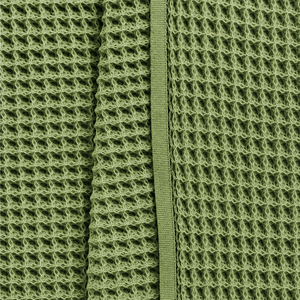 Green Waffle Knit Throw <b>Blanket</b> Rectangular Breathable Bedding Cover All-Season Bedding Eco-Friendly Breathable - Product Image 4