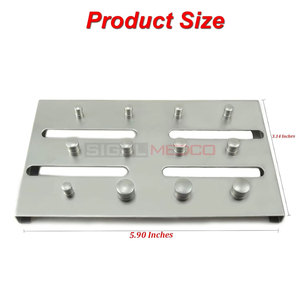 High Quality German Stainless Steel Manual Rubber Dam Clamps Tray General Surgery Use CE Certified <b>3</b>-Year Warranty Custom Logo - Product Image 5