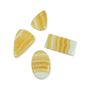 จี้อะราโกไนต์สีน้ำตาลธรรมชาติทรงหลังเบี้ย ขนาดคละแบบ สำหรับทำเครื่องประดับ - Product Image 4