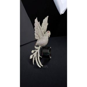 Pendientes de Plata de Ley con Circonitas Cúbicas de Primera Calidad, Chapados en Plata, para Mujeres y Niñas, para Bodas, Colección - Product Image 1
