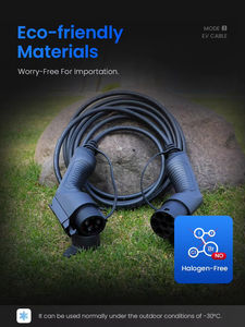 Cable de Carga para Vehículos Eléctricos Portátil de 32A y 7kW, Monofásico, Tipo 1 a Tipo 2, 5m, Resistente al Calor, TPU, Carga Rápida, para Hogar y Uso Público - Product Image 5