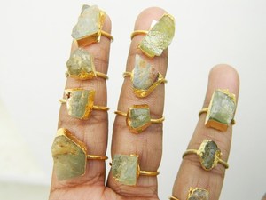 Anillo de Diseño Occidental con Baño de Oro de 18K, Ajustable, para Uso Diario Cristiano, Venta al Por Mayor para Mujeres, Joyería al Por Mayor - Product Image 1