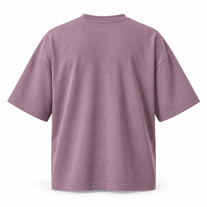 <b>Men's</b> Oversized Blank Short Sleeve <b>T</b>-<b>Shirt</b> Solid <b>Purple</b> Casual O-Neck Tee <b>purple</b> - Product Image 5