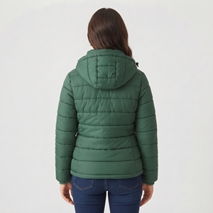 Veste d'hiver matelassée légère et chaude pour femme, coupe-vent, isolante, pour sports de plein air, manteau décontracté, vente en gros - Product Image 2