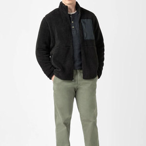Cozy Cold Weather <b>Sherpa</b> <b>Jacket</b> With Soft Inner Layer Full Zip Design And Comfortable Outdoor Wear <b>Sherpa</b> <b>Jacket</b> - Product Image 3