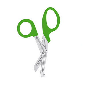 Ciseaux de traumatologie pour infirmières, premiers secours, 5,5 pouces, vert clair, acier inoxydable allemand, ciseaux médicaux pour bandages, urgence EMT - Product Image 5