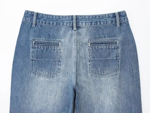 Denim Casual Otoñal 2025nirben |   Jeans de Pierna Ancha Estilo Boyfriend para Hombre, Estilo Coreano Retro, Desgastados, Corte Medio, Holgados y Favorecedores - Product Image 3