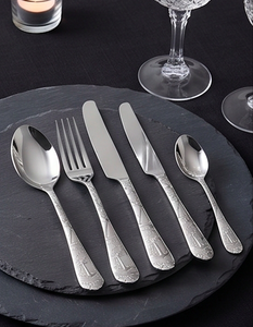 Ensemble de couverts en acier inoxydable au design d'ancre nautique, 4 pièces, finition miroir haute brillance, passe au lave-vaisselle, couleur argentée, pour usage domestique - Product Image 4