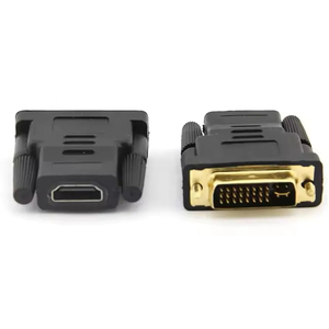 Adaptateur DVI vers DVI 24 broches, convertisseur plaqué or, matériau PVC, 1080P HDTV, moniteur, projecteur, DVI mâle vers femelle - Product Image 5