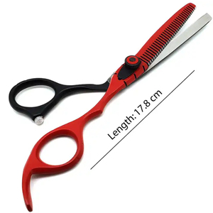 Factory Supply High-quality Professional Hair Scissor <b>Set</b> With Swivel Thumb <b>Barber</b> Scissor Kit Rubber Handle Scissors - Product Image 4