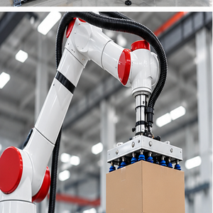 Tour de signalisation moteur PLC pour robot de palettisation collaboratif blanc KM PACK, 5-6 cartons/min, pour ligne d'emballage automatisée de produits alimentaires et de boissons - Product Image 2