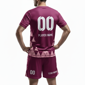 Cheap Price Jersey Football Wear Soccer Uniform for Men Team Kit Soccer Uniform Custom Made Soccer Shirt & Short - Product Image 2