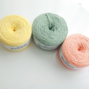ไหมฝ้ายคอมบ์ Linea GRANDE เส้นหนานุ่ม สำหรับถักโครเชต์ ถักกระเป๋า ถักมือ DIY น้ำหนัก 50 กรัม/ก้อน - Product Image 4