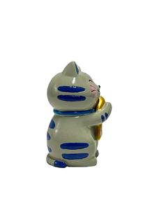 รูปปั้นแมวนำโชคสุดสร้างสรรค์โพลีเรซินของตกแต่งบ้านสำนักงานประติมากรรมตกแต่งบ้าน - Product Image 3