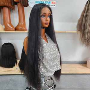 Peluca Larga de Cabello Humano Remy Vietnamita con Ondas Sueltas, Color Natural, Transparente 5x5, para Lace Front, Precio Económico, ¡Gran Venta! - Product Image 3