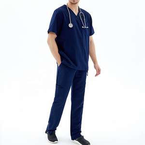 Uniforme Médico Unisex de Manga Corta para Enfermeras y Doctores - Product Image 1