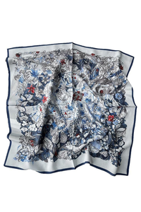 Tela de Satén Estampada Personalizada de Alta Calidad para Bufandas, para Campañas de Marketing de Marca Privada en Europa e Israel, OEM ODM - Product Image 5