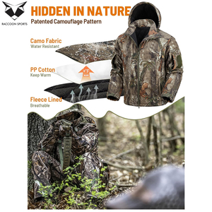 Chaquetas de Caza de Manga Larga con Estampado, Resistentes al Agua, al Viento y de Alta Calidad para Otoño, con Múltiples Bolsillos y Aislamiento Térmico para Actividades al Aire Libre - Product Image 5