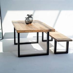 โต๊ะรับประทานอาหารไม้แวนดานา ออเรโอ เอลารา หน้าโต๊ะไม้เนื้อแข็งหนา 7 ซม. ดีไซน์ทันสมัย - Product Image 3