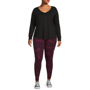 Best Selling Fitness Wear Adult Size Women Leggings <b>Top</b> Quality 100% Cotton Gym Workout Women Leggings - Product Image 5