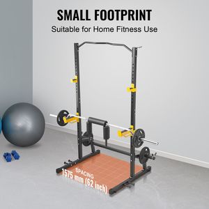 "Multi-Functional Fitness <b>Rack</b> with Pull Bar & Weight <b>Plate</b> Storage" - Product Image 6