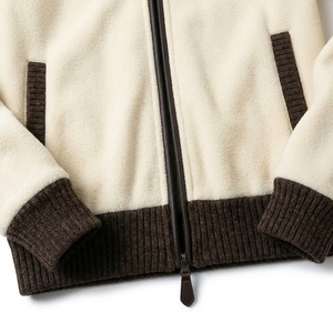 Chaqueta Cárdigan de Punto con Cuello Alto y Cremallera Completa para Hombre, Tejido Técnico, Antiarrugas, Estilo Casual de Negocios, Ropa de Abrigo de Invierno, OEM - Product Image 3