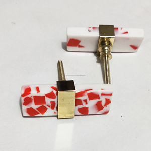 Transparent Multi-Colourful Terrazzo Design Cabinet <b>Knobs</b> Multi-Functional Use <b>for</b> Door <b>Dresser</b> Drawer-Customized Adjustable - Product Image 2