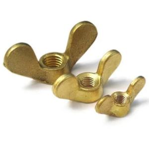 Écrou à oreilles en laiton de qualité supérieure, finition dorée polie, résistant à la corrosion, fixation industrielle pour un serrage manuel facile - Product Image 6