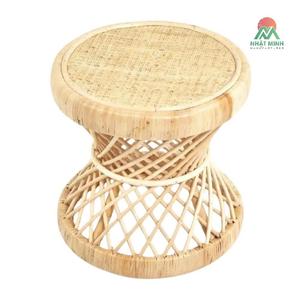 Mesa Redonda de Ratán Nhat Minh, Madera Natural, Diseño Rústico, Muebles para Sala de Estar, Duraderos - Product Image 1