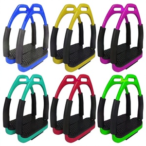 Estribos FLEXY HORSE JIN de Riaz Jamal Intel, Acero Inoxidable y Aluminio, 6 Colores Disponibles - Product Image 1
