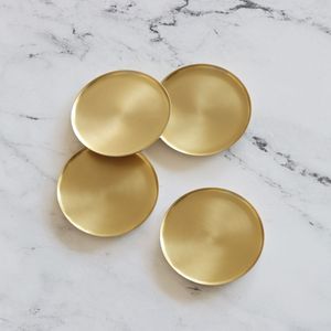 Professional Quality Metal Beverage Coasters With Premium Polished Finish For Hotels Restaurants <b>Bars</b> And Cafes - Product Image 1